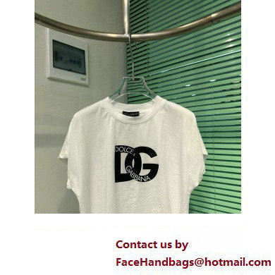 Dolce  &  Gabbana LOGO PRINTED T-SHIRT WHITE 2023